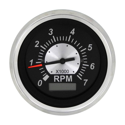 SIERRAMARINE - TACH 7K/HOURMETER BLACK STERLING 3 - 67364P - Boat Gear USA