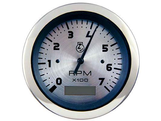 SIERRAMARINE - TACH 7K/HOURMETER STERLING 3' - 63474P - Boat Gear USA