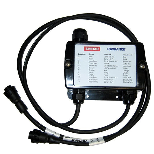 Simrad 000-13262-001 Junction Box With Pigtails For Chirp - Boat Gear USA