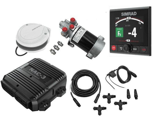 Simrad AP44H-VRF Autopilot High Capacity Kit Pump-3 Steady-Stear Compatible - Boat Gear USA