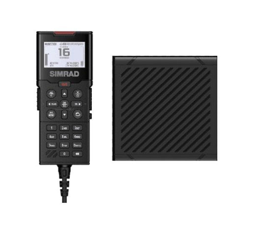 Simrad HS100/SP100 Wired Handset and Speaker for RS100/RS100B - Boat Gear USA