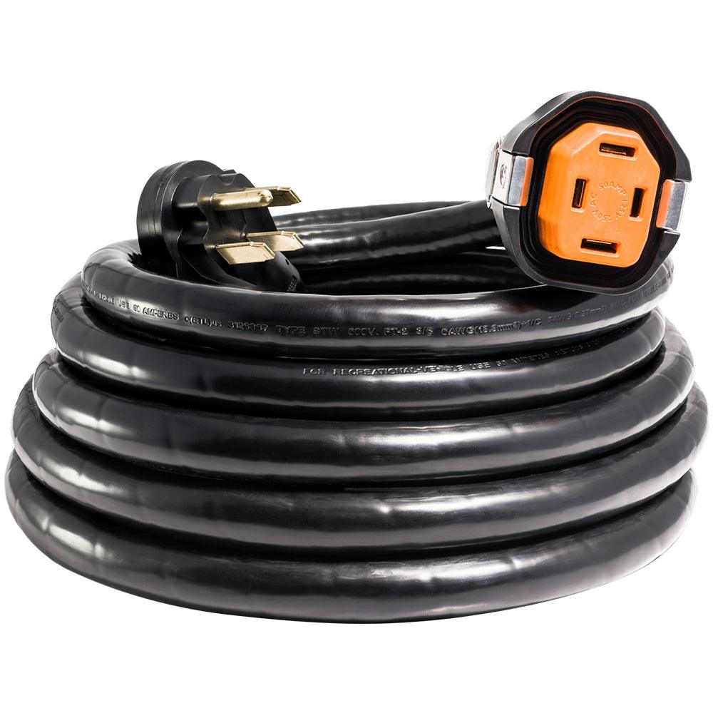 SmartPlug RV 50 AMP Dual Configuration Cordset - 30' - Boat Gear USA