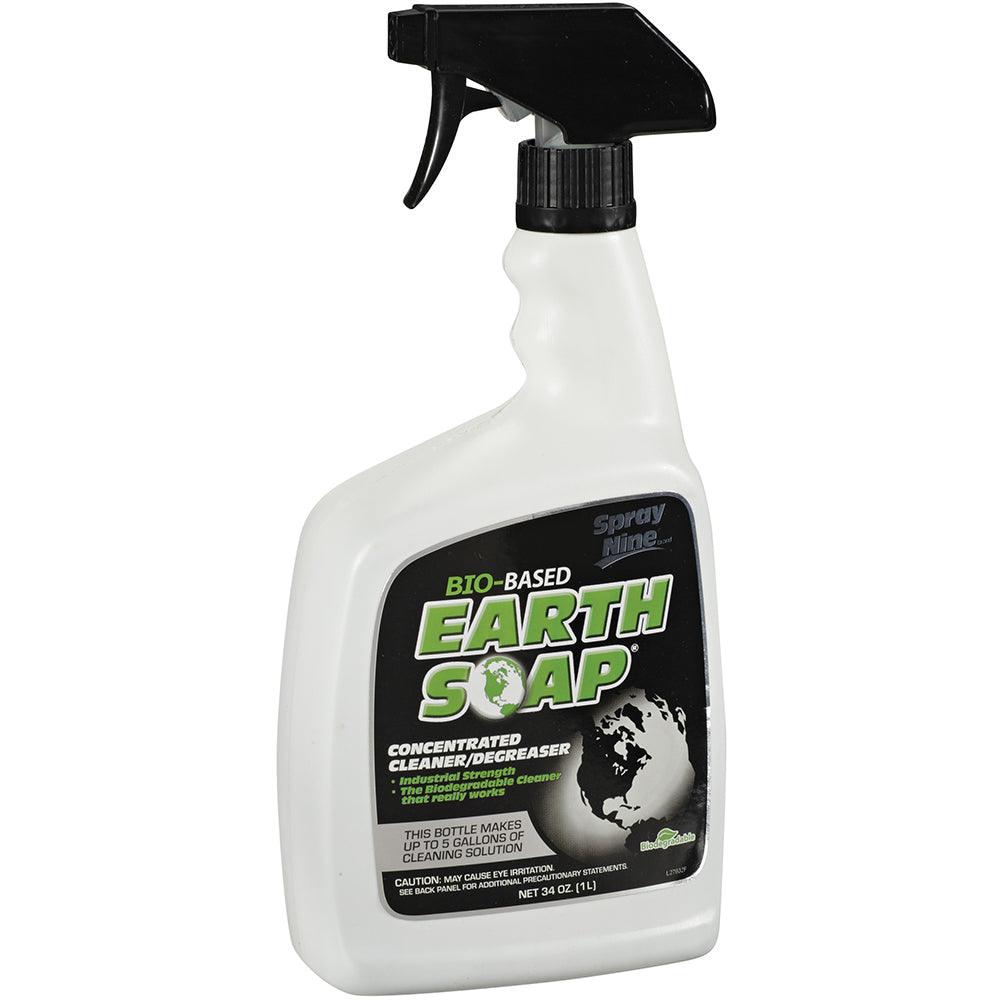 Spray Nine Bio Based Earth Soap® Cleaner/Degreaser Concentrated - 32oz - Boat Gear USA