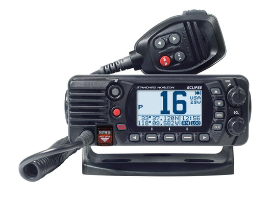 Standard Eclipse Black Class D 25 Watt Vhf - Boat Gear USA