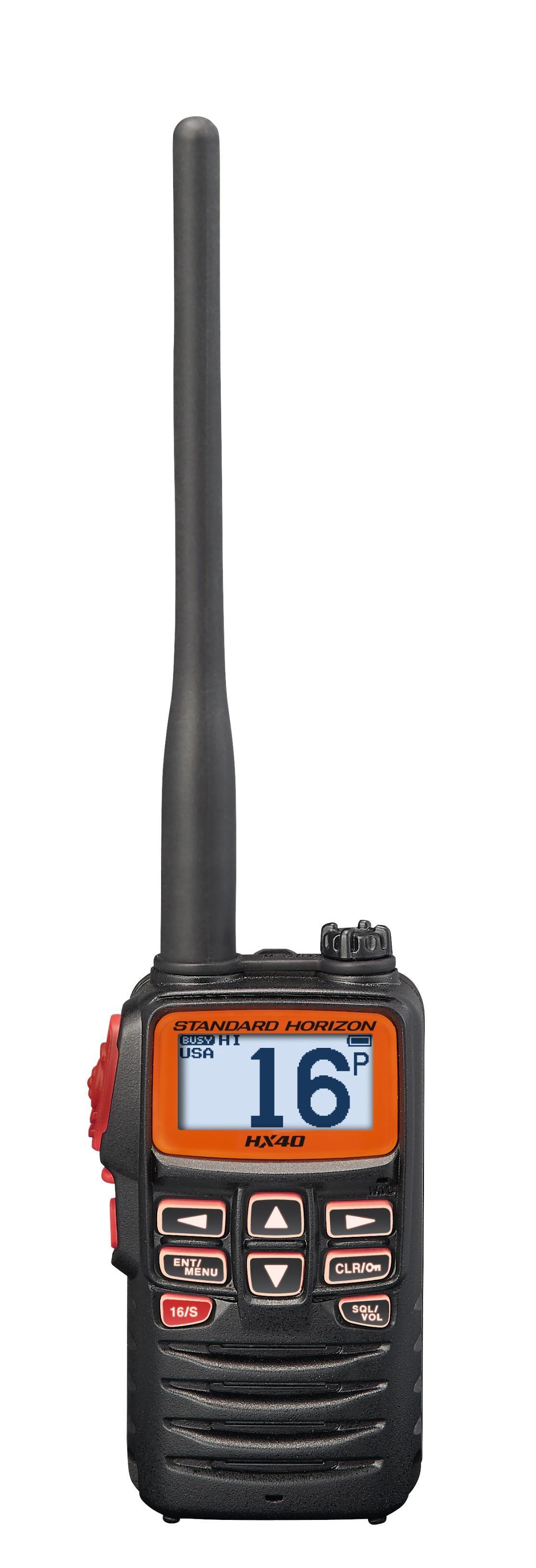 Standard Hx40 6w Handheld Vhf - Boat Gear USA