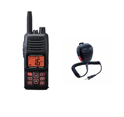 Standard Hx400 5w Handheld Vhf With Cmp460 Speaker Microphone - Boat Gear USA