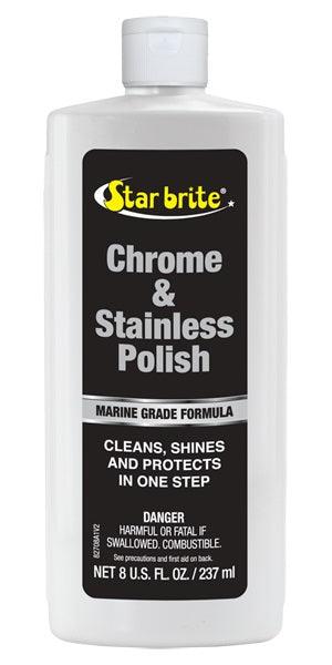 STAR BRITE - CHROME & STAINLESS POLISH 8 OZ. - 082708 - Boat Gear USA