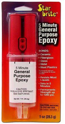 STAR BRITE - EPOXY SYRINGE CLEAR - 093401 - Boat Gear USA