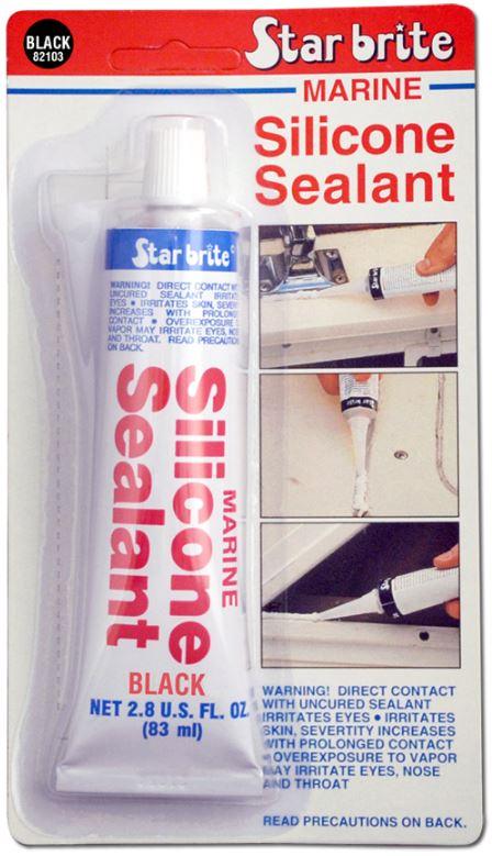 STAR BRITE - SILICONE SEALANT 2.8OZ BLK - CA - 082103 - Boat Gear USA
