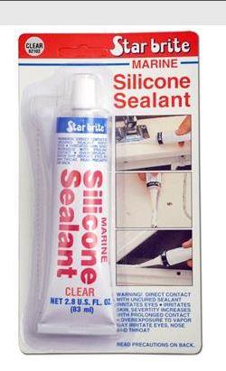 STAR BRITE - SILICONE SEALANT CLEAR 2.8 OZ. - 082102P - Boat Gear USA