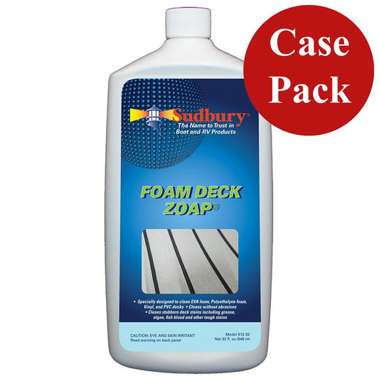 Sudbury Foam Deck Zoap® Cleaner - 32oz *Case of 6* - Boat Gear USA