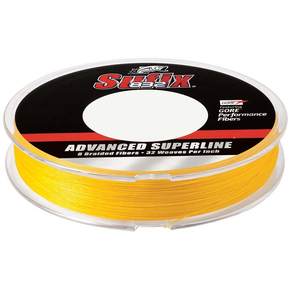 Sufix 832® Advanced Superline® Braid - 10lb - Hi-Vis Yellow - 150 yds - Boat Gear USA