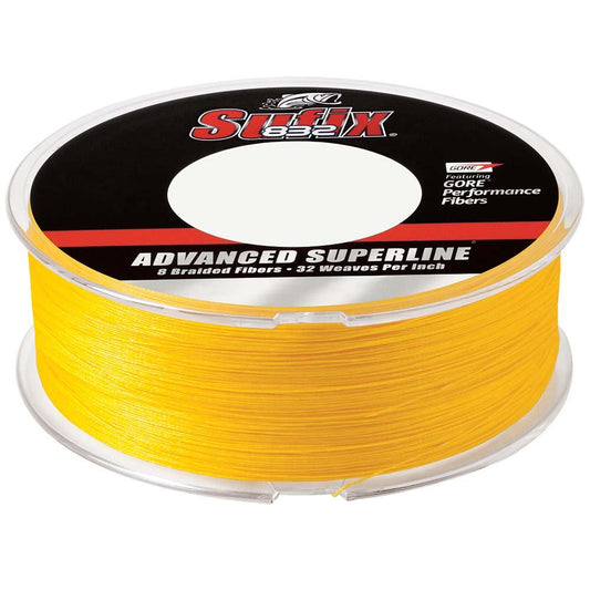 Sufix 832® Advanced Superline® Braid - 10lb - Hi-Vis Yellow - 600 yds - Boat Gear USA