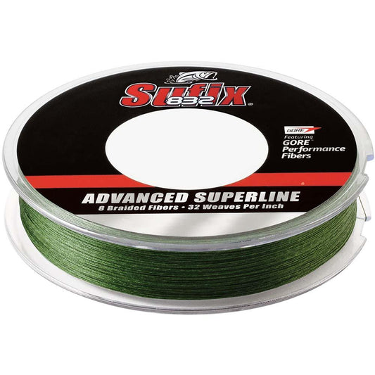 Sufix 832® Advanced Superline® Braid - 10lb - Low-Vis Green - 150 yds - Boat Gear USA