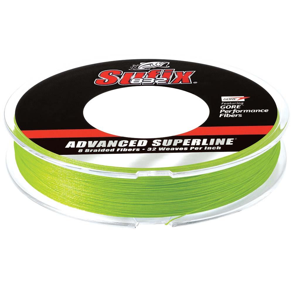 Sufix 832® Advanced Superline® Braid - 10lb - Neon Green - 150 yds - Boat Gear USA