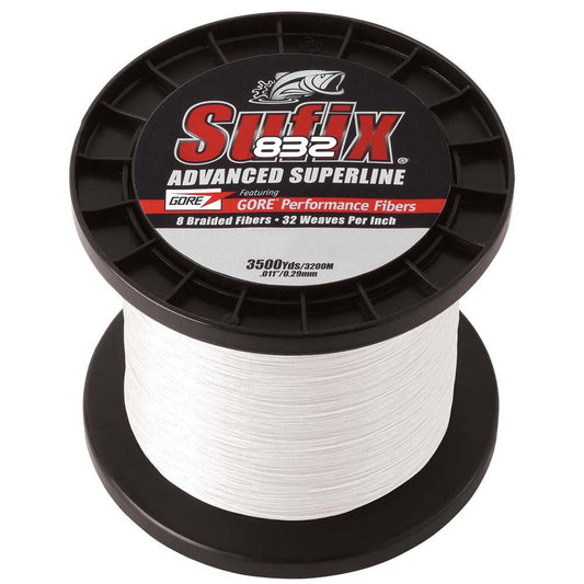 Sufix 832® Advanced Superline® Braid - 20lb - Ghost - 3500 yds - Boat Gear USA