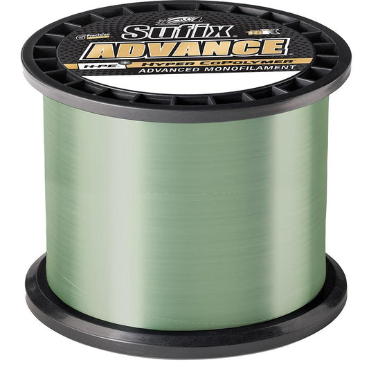 Sufix Advance Low-Vis Green Monofilament - 10lb - 1200yds - Boat Gear USA