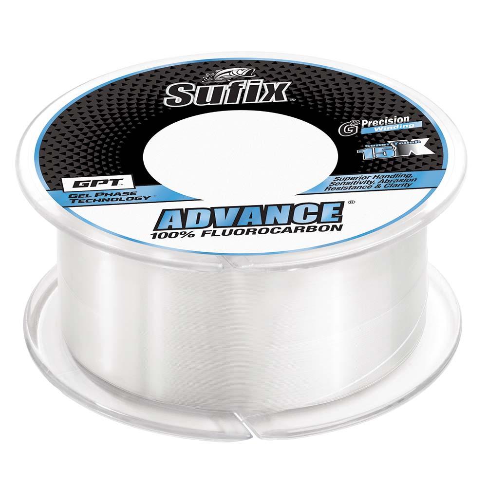 Sufix Advance® Fluorocarbon - 14lb - Clear - 200 yds - Boat Gear USA