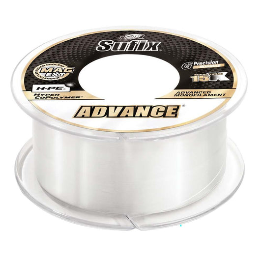 Sufix Advance® Monofilament - 10lb - Clear - 330 yds - Boat Gear USA