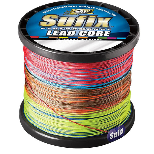Sufix Performance Lead Core - 12lb - 10-Color Metered - 600 yds - Boat Gear USA