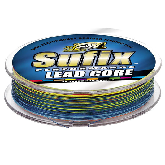 Sufix Performance Lead Core - 18lb - 10-Color Metered - 100 yds - Boat Gear USA