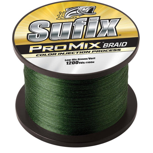 Sufix ProMix® Braid - 10lb - Low-Vis Green - 1200 yds - Boat Gear USA