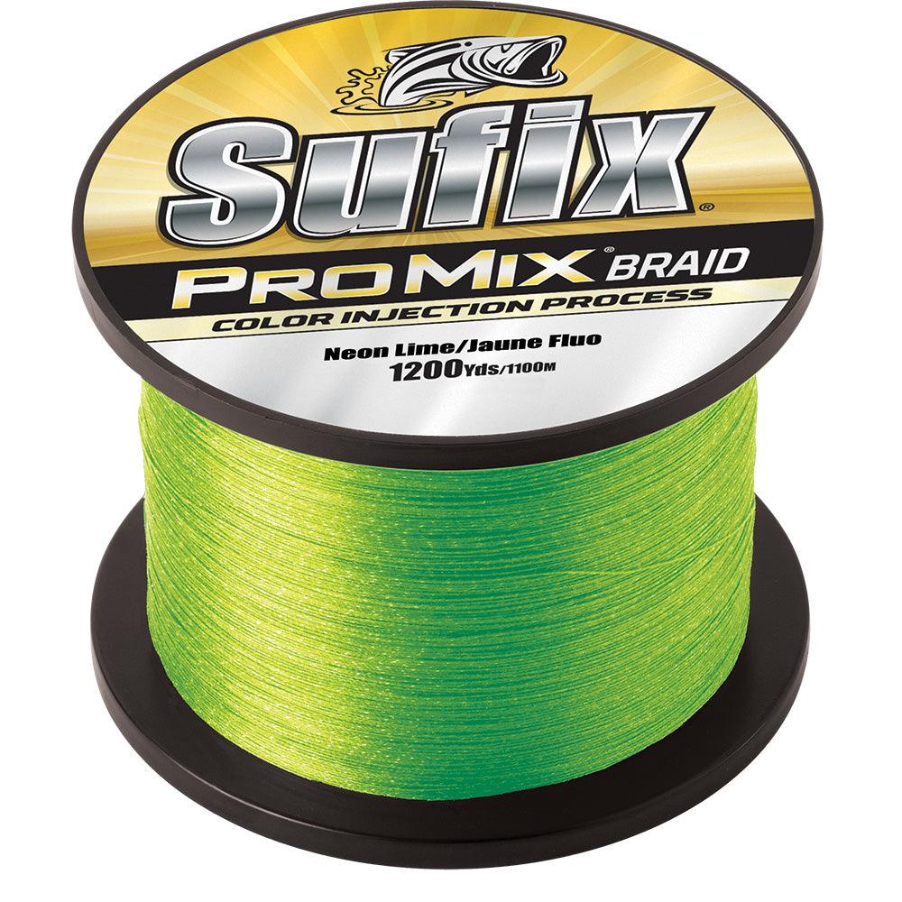 Sufix ProMix® Braid - 10lb - Neon Lime - 1200 yds - Boat Gear USA