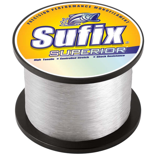 Sufix Superior Clear Monofilament - 100lb - 1250 yds - Boat Gear USA