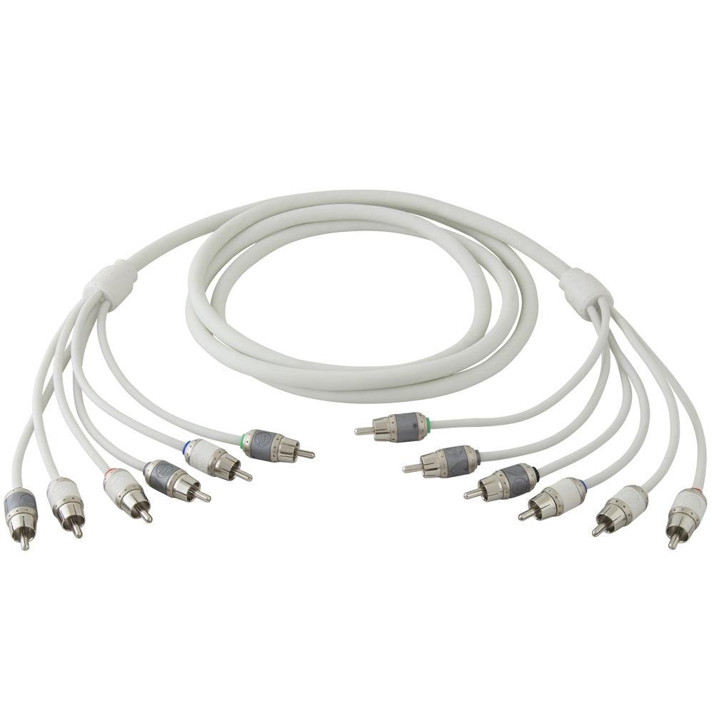 T-Spec V10 Series RCA Audio Cable - 6 Channel - 17' (5.18 M) – Boat ...