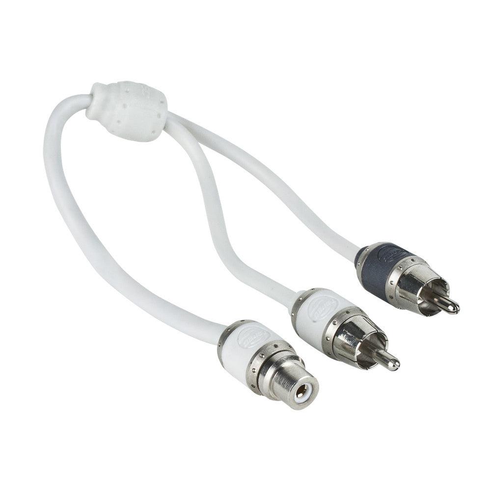 T-Spec V10 Series RCA Audio Y Cable - 2 Channel - 1 Female to 2 Males - Boat Gear USA