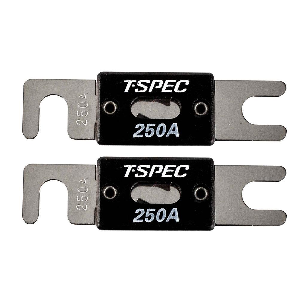 T-Spec V8 Series 250 AMP ANL Fuse - 2 Pack - Boat Gear USA