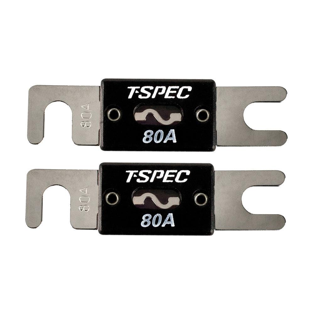 T-Spec V8 Series 80 AMP ANL Fuse - 2 Pack - Boat Gear USA