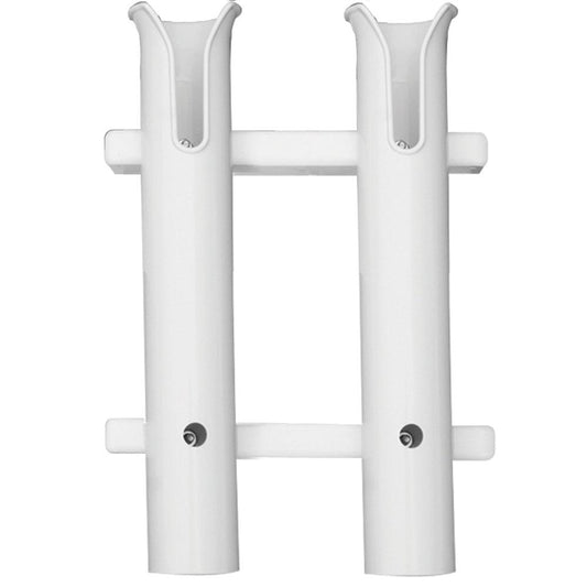 TACO 2-Rod Poly Rod Rack - White - Boat Gear USA
