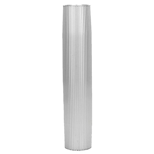 TACO Aluminum Ribbed Table Pedestal - 2-3/8" O.D. - 26" Length - Boat Gear USA