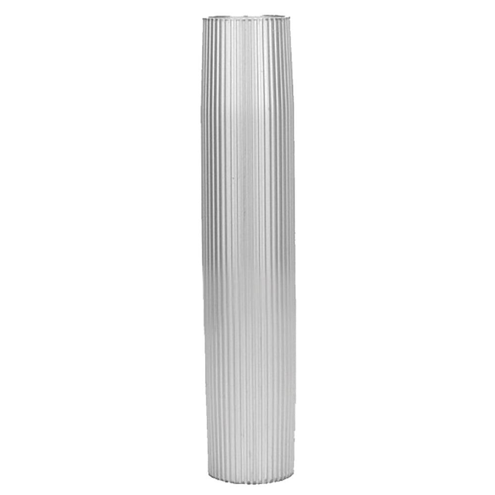 TACO Aluminum Ribbed Table Pedestal - 2-3/8" O.D. - 27-1/2" Length - Boat Gear USA