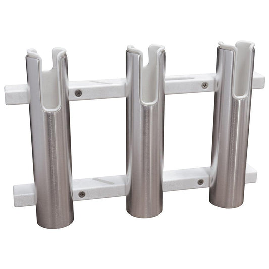 TACO Aluminum/Poly 3-Rod Rack Holder - Boat Gear USA