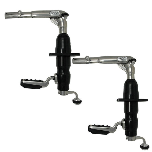 TACO Grand Slam 390BHC Outrigger Mount - Black Anodized Aluminum - Boat Gear USA