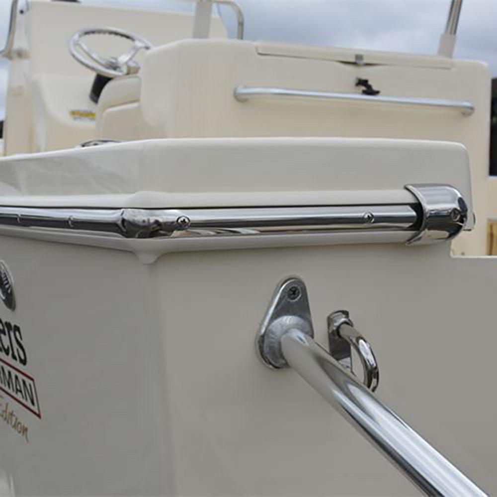 TACO Hollow Back 304 Stainless Steel Rub Rail Insert 3/4" x 6' - Boat Gear USA