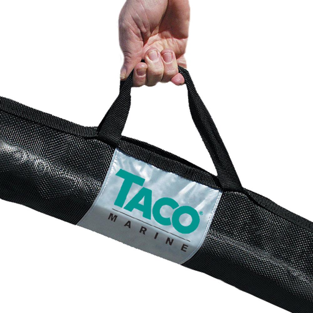 TACO Outrigger Black Mesh Carry Bag - 72" x 12" - Boat Gear USA