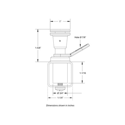 TACO Pontoon Fender Lock - Boat Gear USA