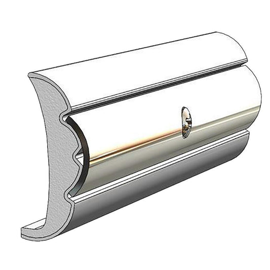 TACO Rigid Vinyl Flex-Core Rub Rail 1.58" x .635" - Frosty White 60' - Boat Gear USA