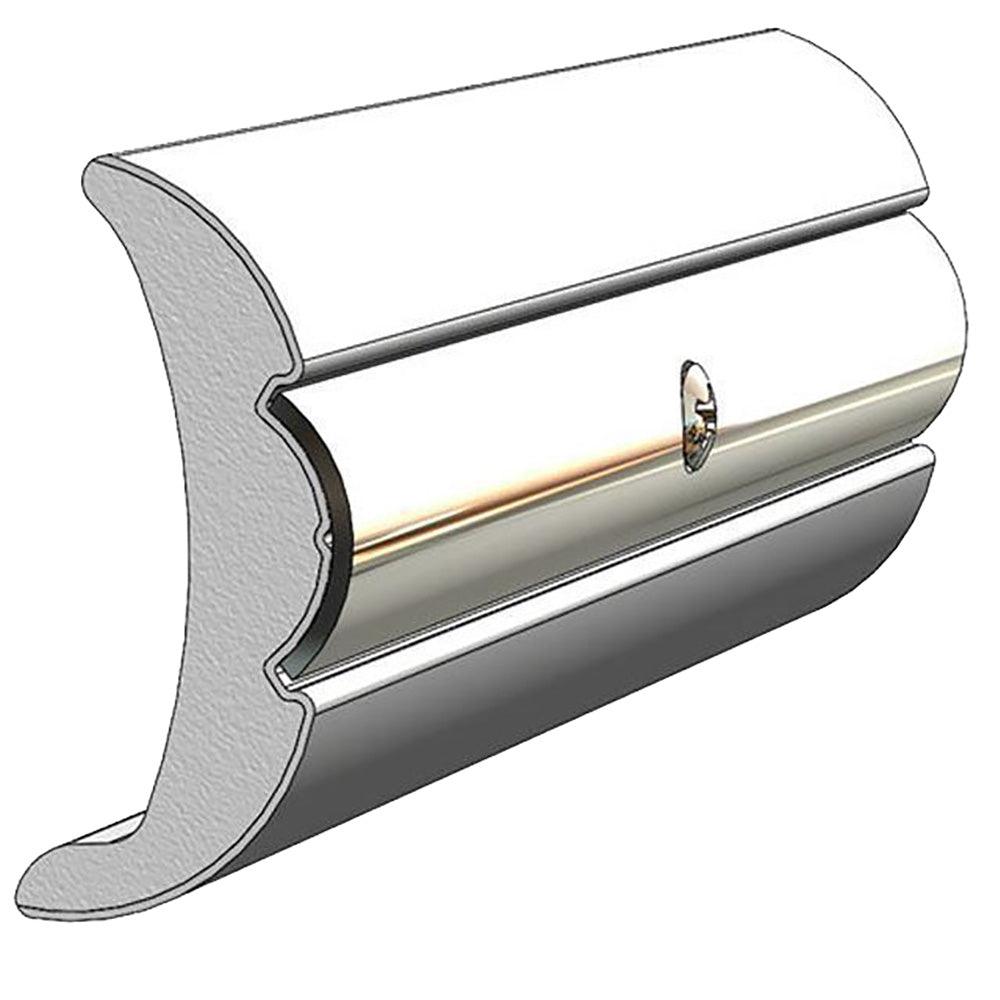 TACO Rigid Vinyl Flex-Core Rub Rail 2" x 7/8" - Frosty White 60' - Boat Gear USA