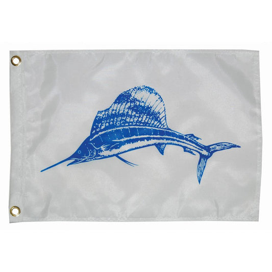 Taylor Made 12" x 18" Sailfish Flag - Boat Gear USA