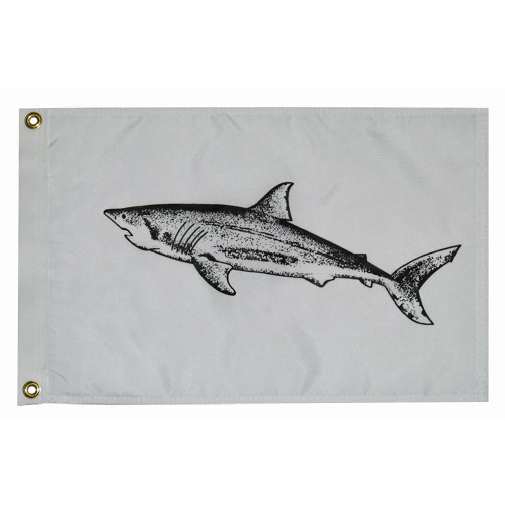 Taylor Made 12" x 18" Shark Flag - Boat Gear USA