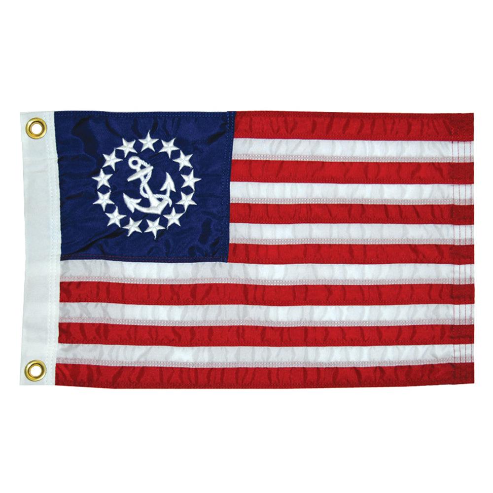Taylor Made 16" x 24" Deluxe Sewn US Yacht Ensign Flag - Boat Gear USA