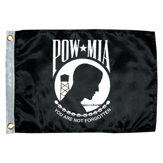 Taylor Made POW MIA Flag 12" x 18" - Boat Gear USA