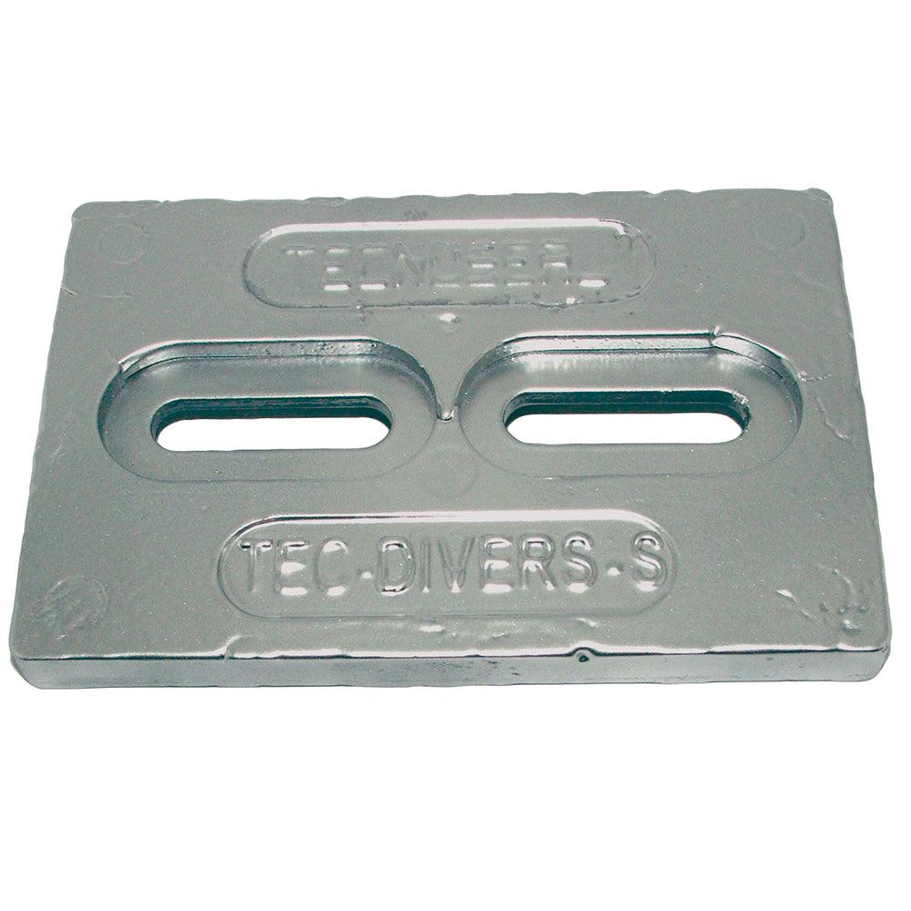 Tecnoseal Mini Aluminum Plate Anode 6" x 4" x 1/2" - Boat Gear USA