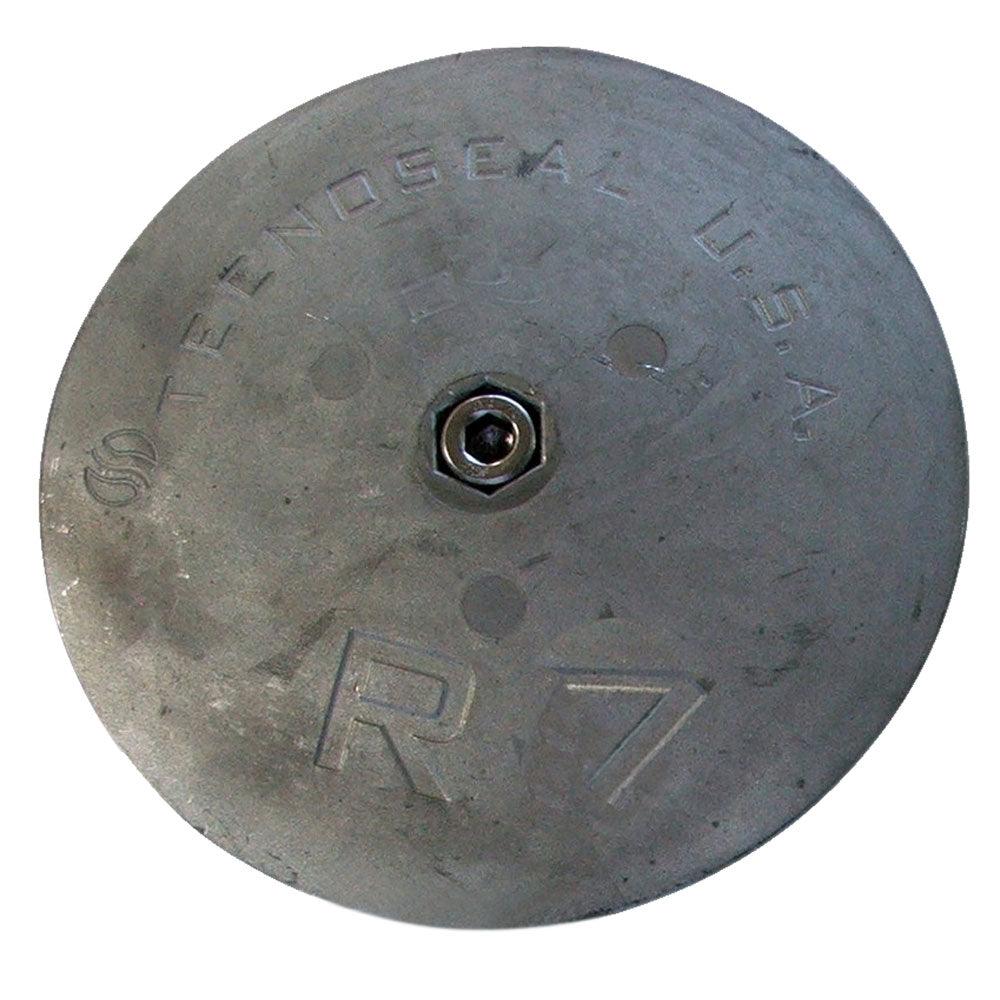 Tecnoseal R7 Rudder Anode - Zinc - 6-1/2" Diameter - Boat Gear USA