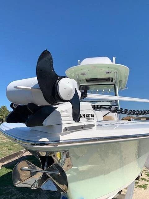 Th Marine G-force Eliminator White Prop Nut For Minn Kota 80,101,112 - Boat Gear USA