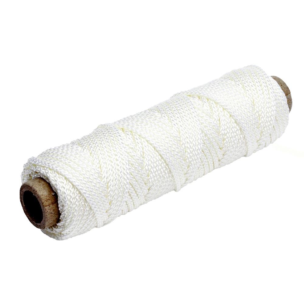 Tigress 100' of 375lb Nylon Braid - White - Boat Gear USA